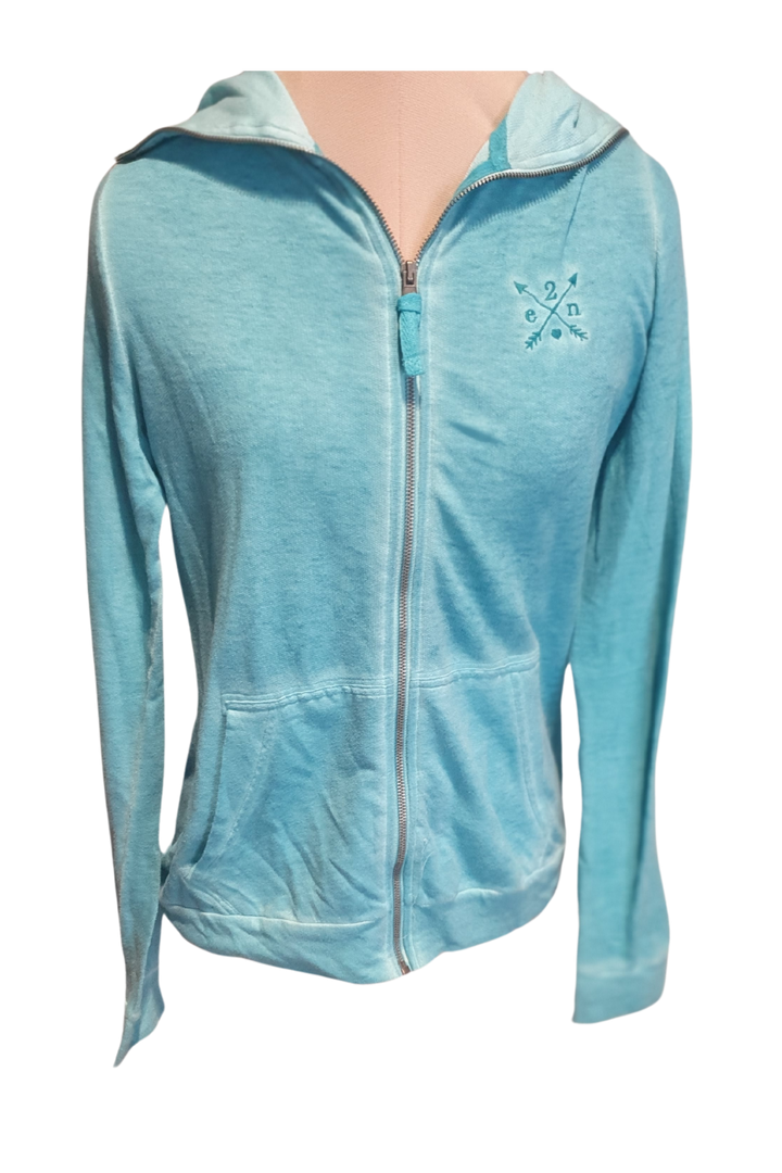 E2N Teal Blue Soft Hoodie