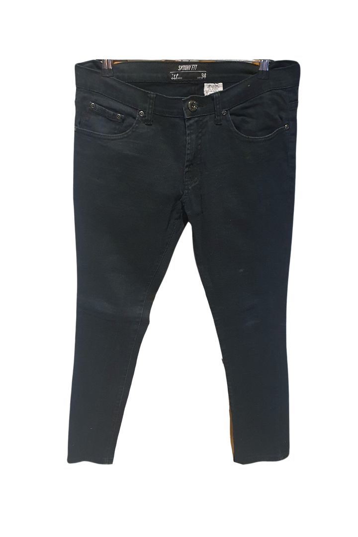 Black Denim Regular Skinny Fit