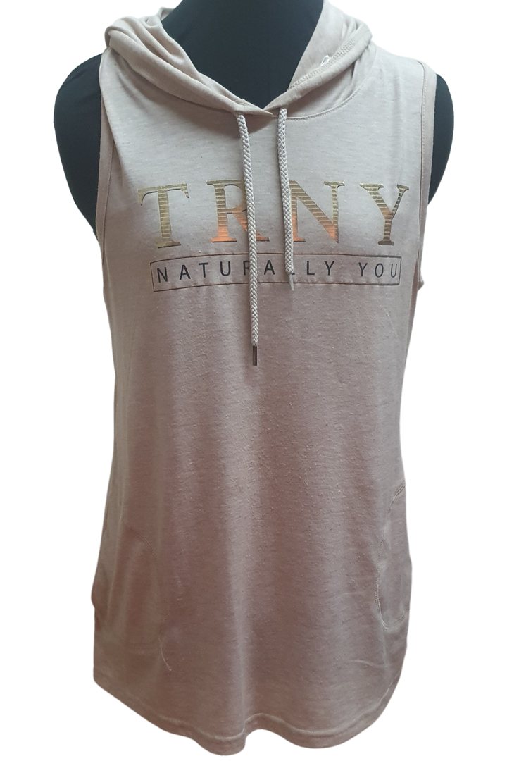 TRNY CREAM/BEIGE STUNNING TOP - HOODIE