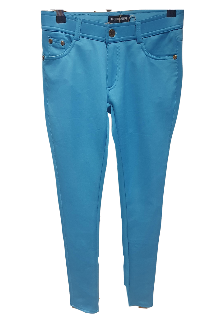 Turquoise Blue Soft Pants