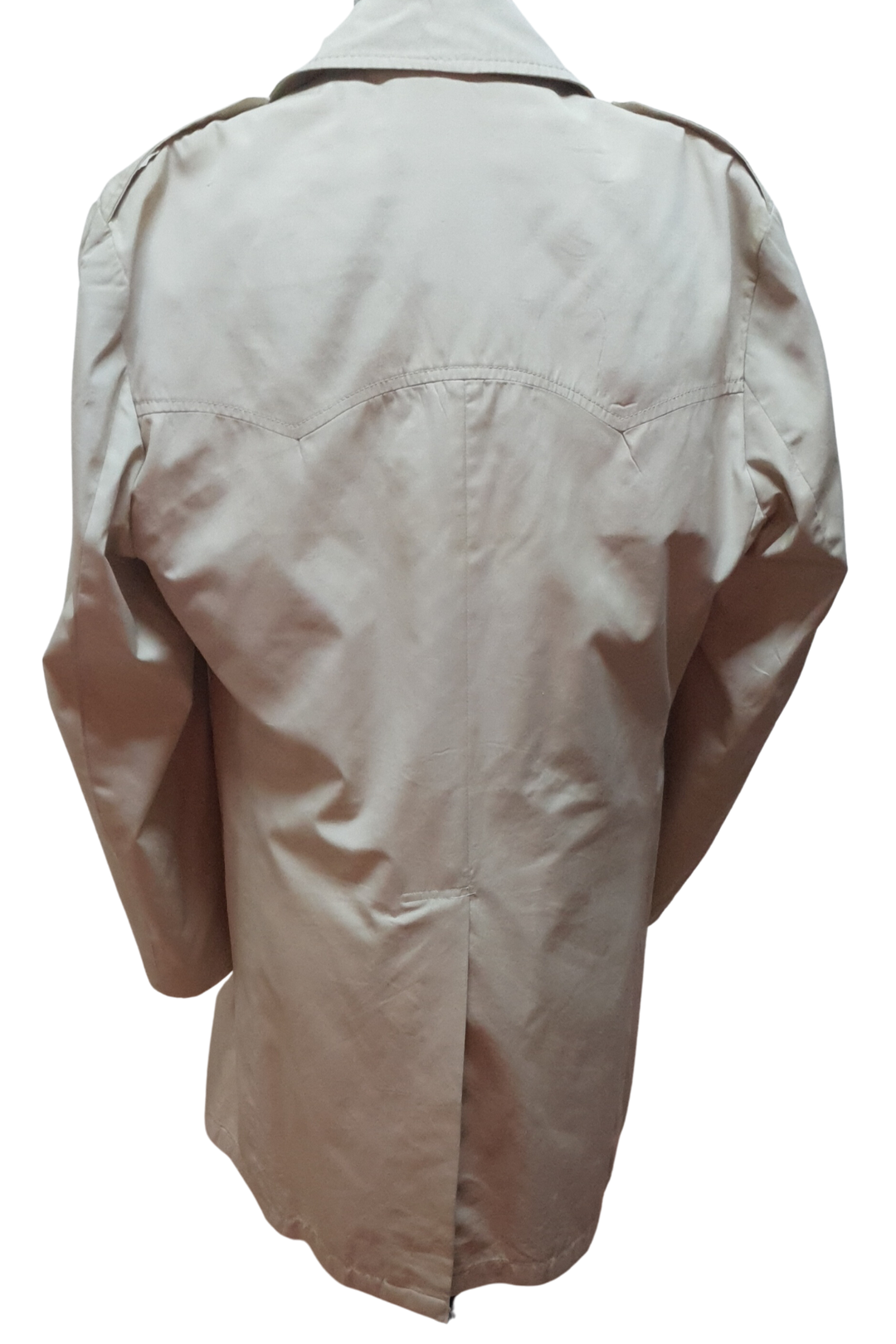 Unisex London Weather Wear Cream Midlength Jacket