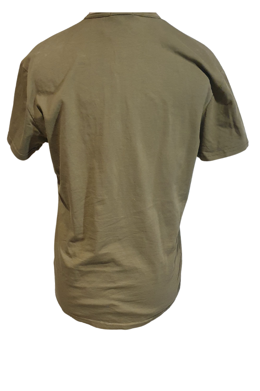 AMAZING OLIVE GREEN T-SHIRT WITH FACE PRINT DESIGN