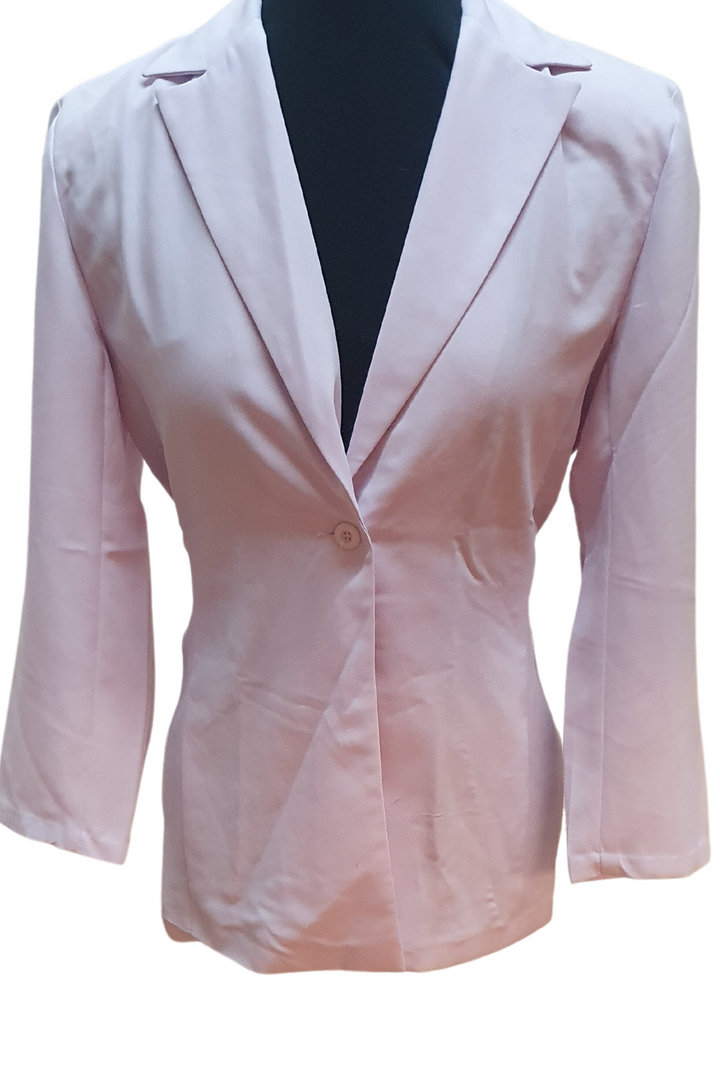 SOFT LILAC PINK JACKET WITH BELT