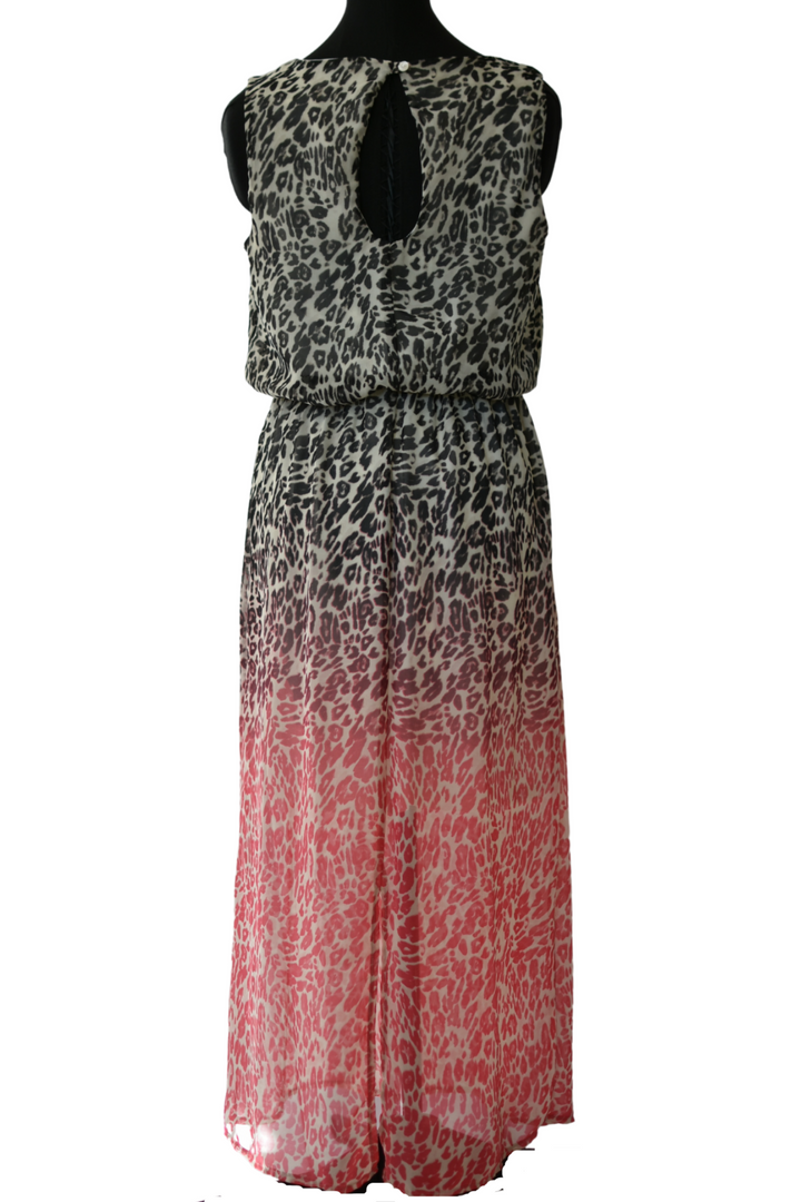 Ombre Leopard Print Dress