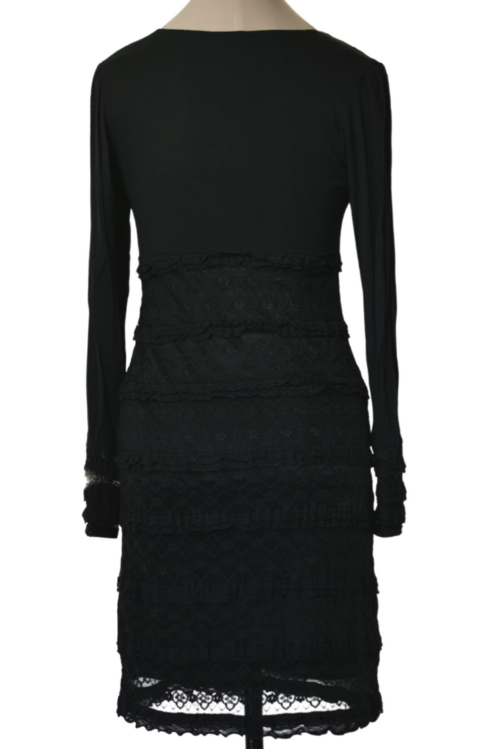 Black JFK lace Detail Dress