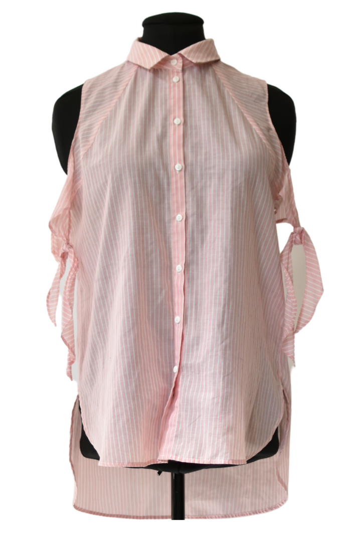 Pink Pinstripe Shirt