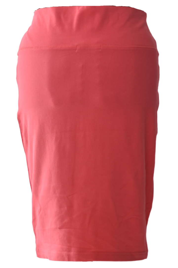 Cherise Pink Pencil Skirt