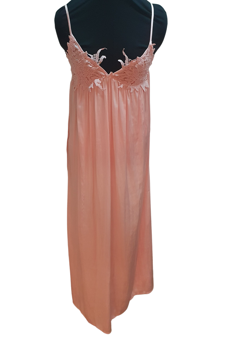 Silk Long Pink Dress